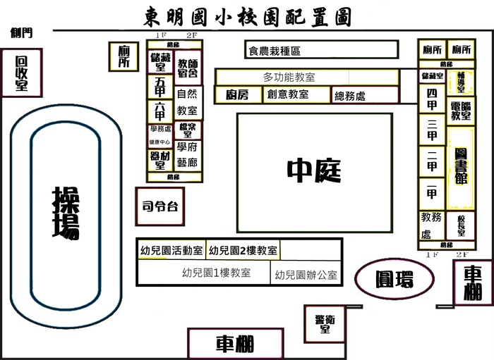 校園平面圖(國小部及幼兒園)